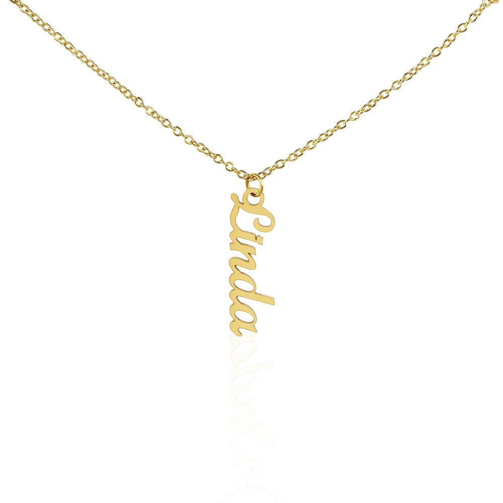 Always My Little Girl | Vertical Name Necklace for Daughter