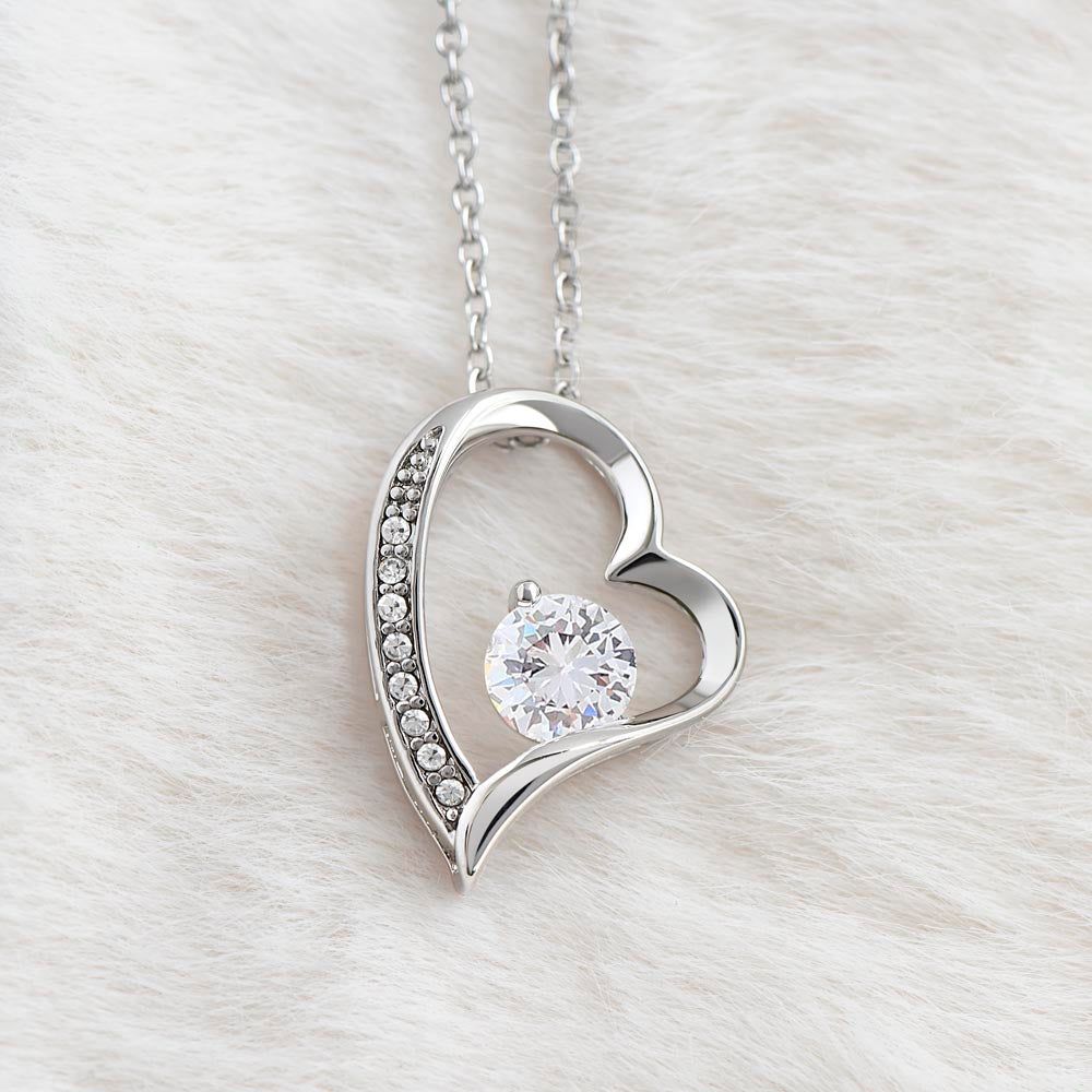 To my beloved Wife, I don't know what I did to deserve you and our amazing kids, . . . Forever Love Pendent