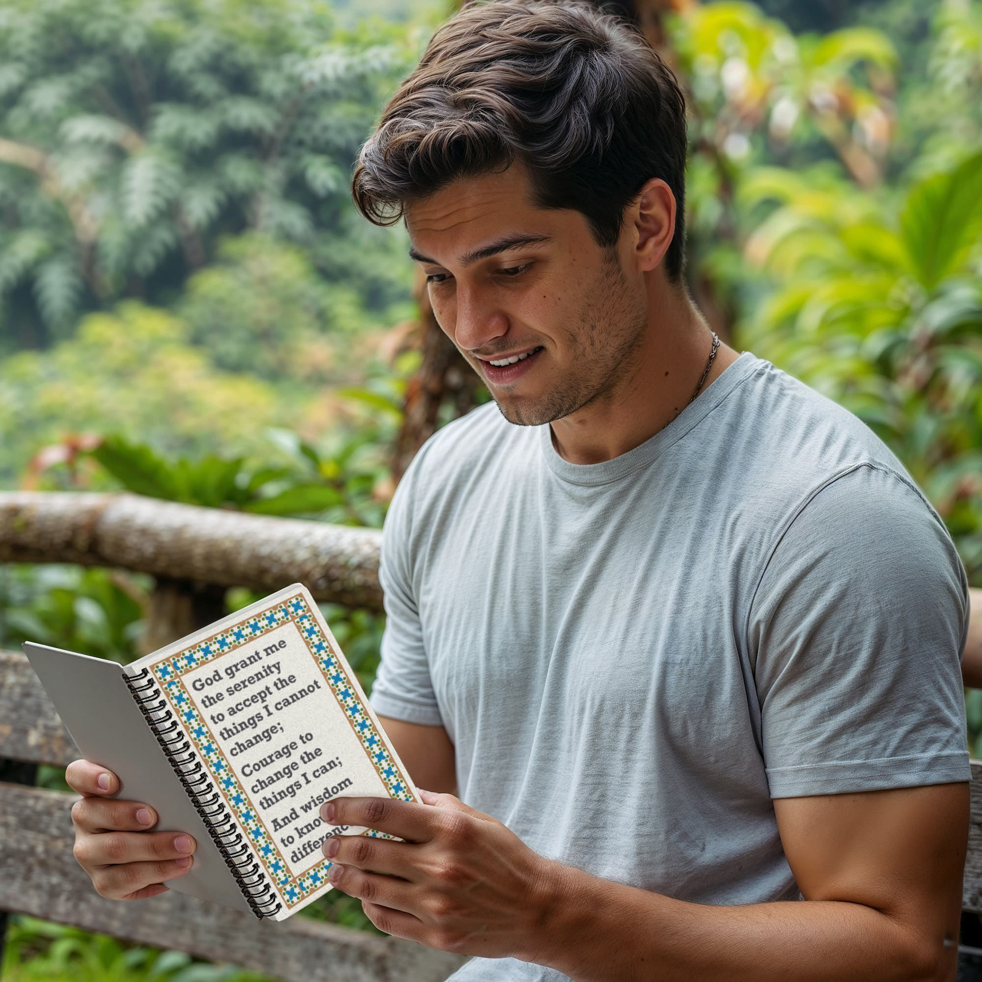 Serenity Prayer - Spiral Notebook for Journaling