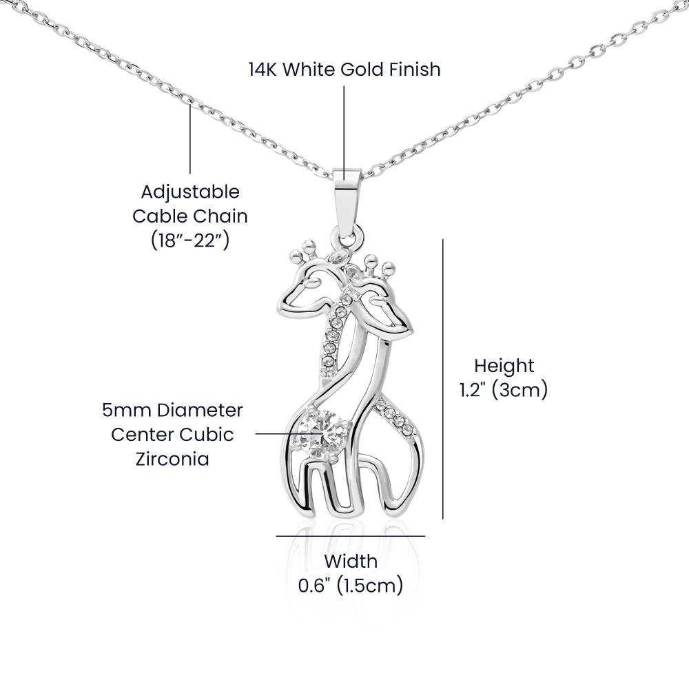 Wear Your Crown | Giraffe Necklace for Daughter