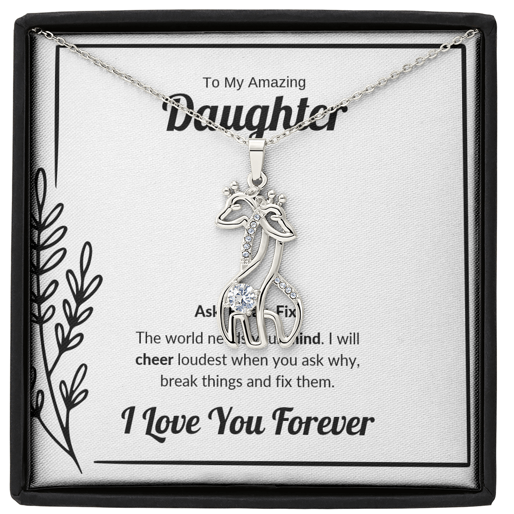 Ask Break Fix | Giraffe Necklace for Daughter