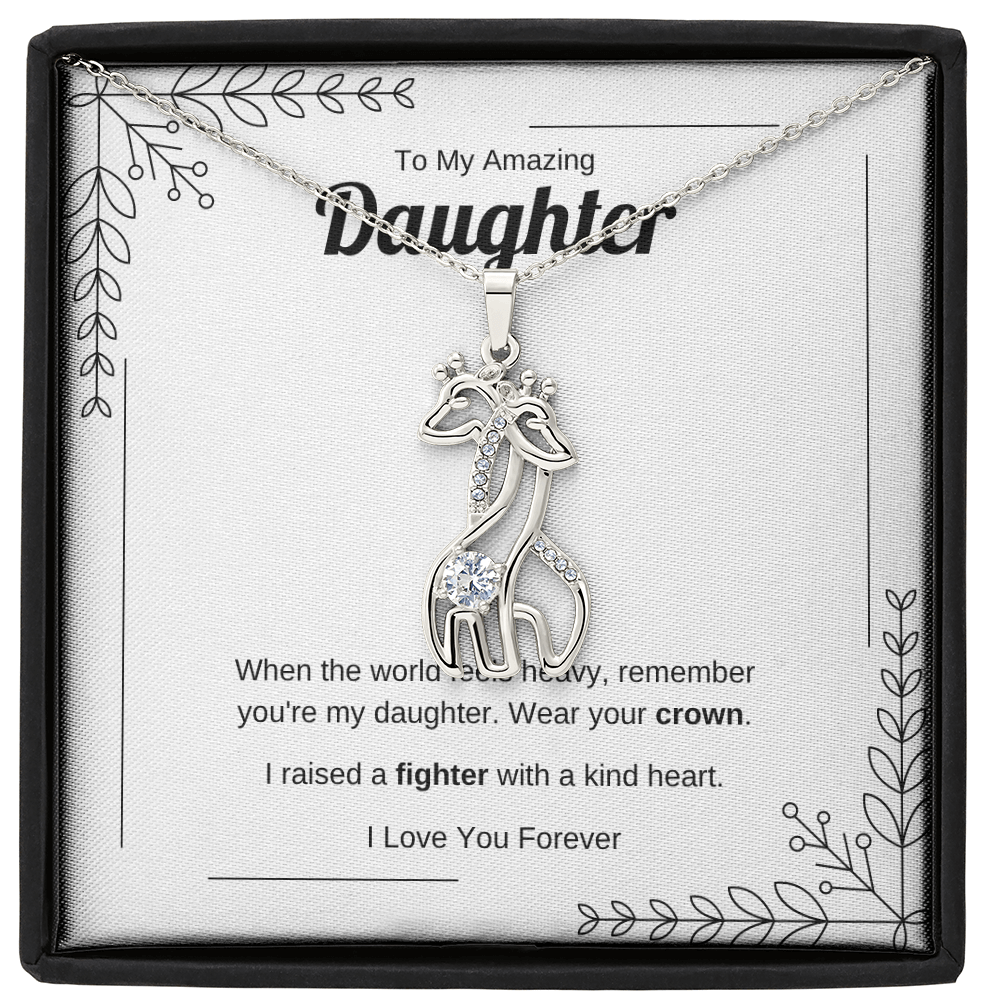 Wear Your Crown | Giraffe Necklace for Daughter