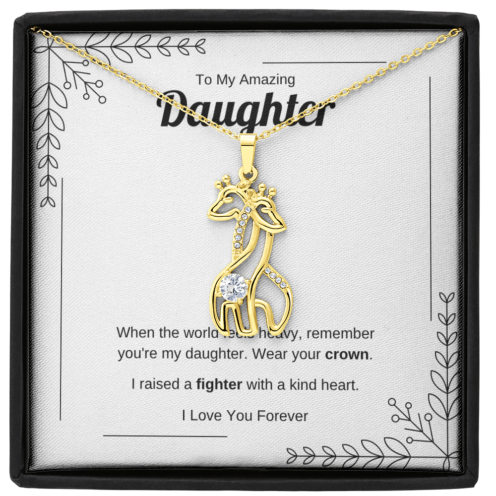 Wear Your Crown | Giraffe Necklace for Daughter