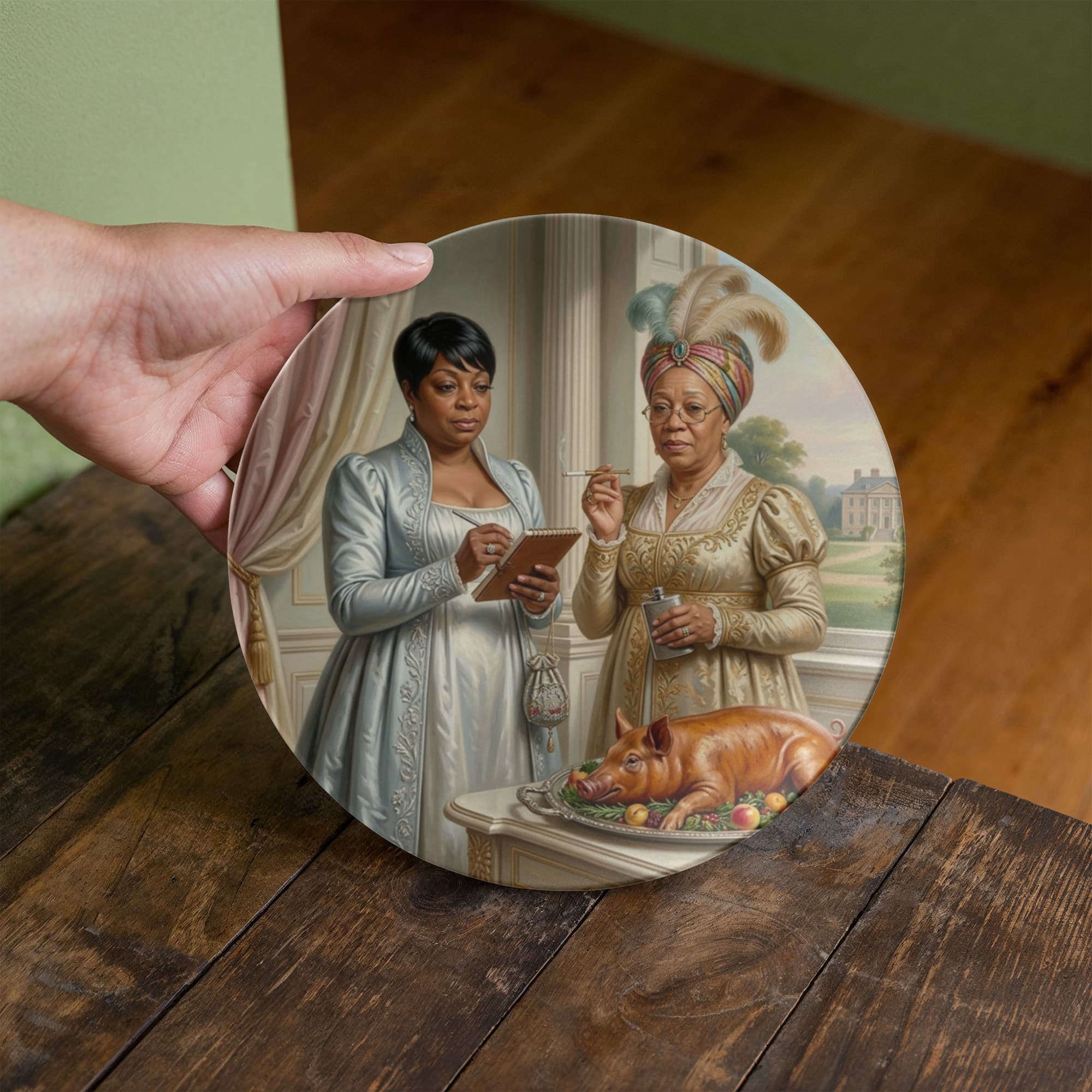 Regency Era Group Portrait - 10” Plate