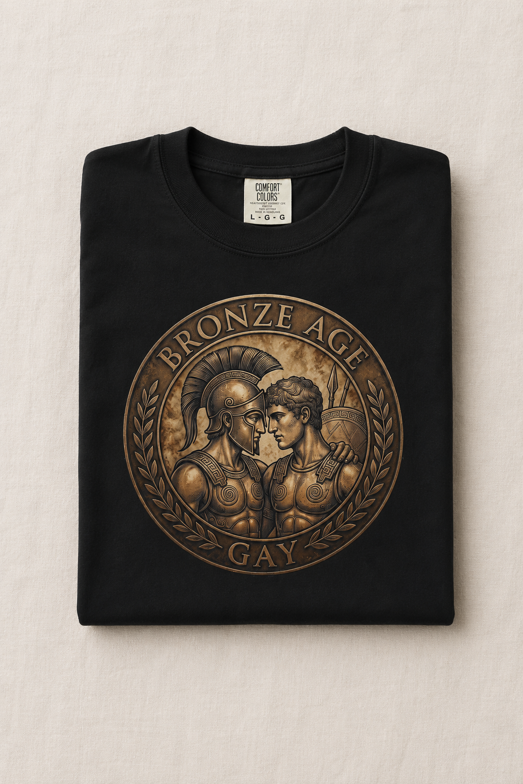 Bronze Age Gay Shirt - Black