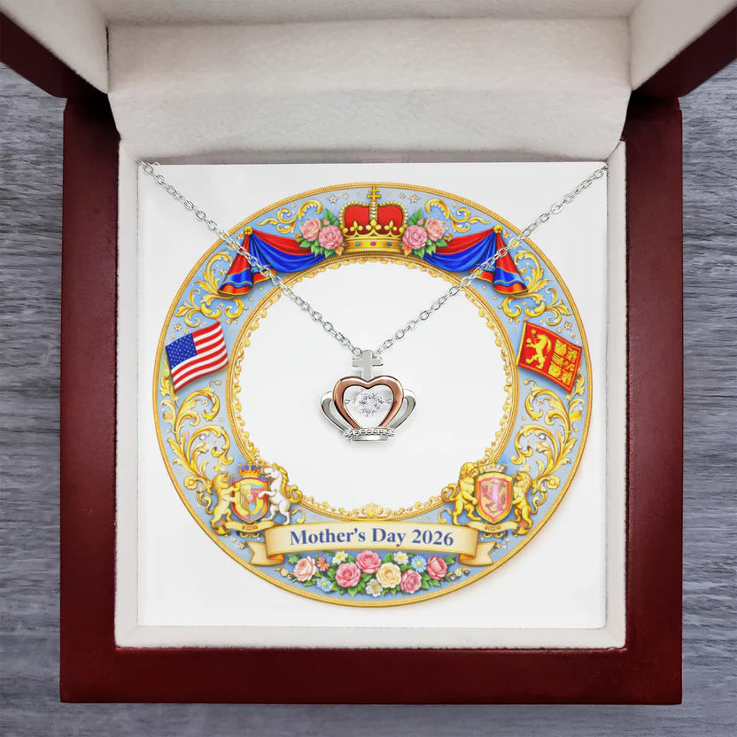 Mother's Day 2026 - Crown Pendant Necklace