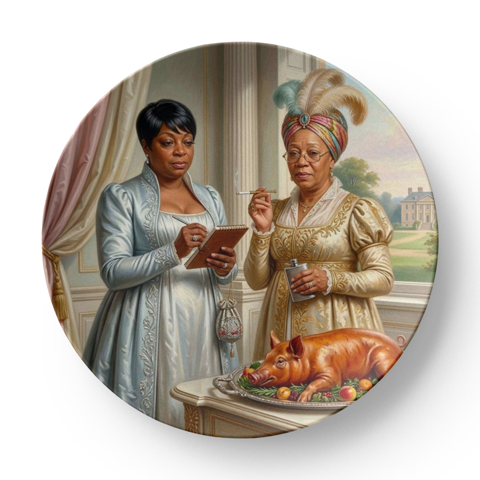 Regency Era Group Portrait - 10” Plate