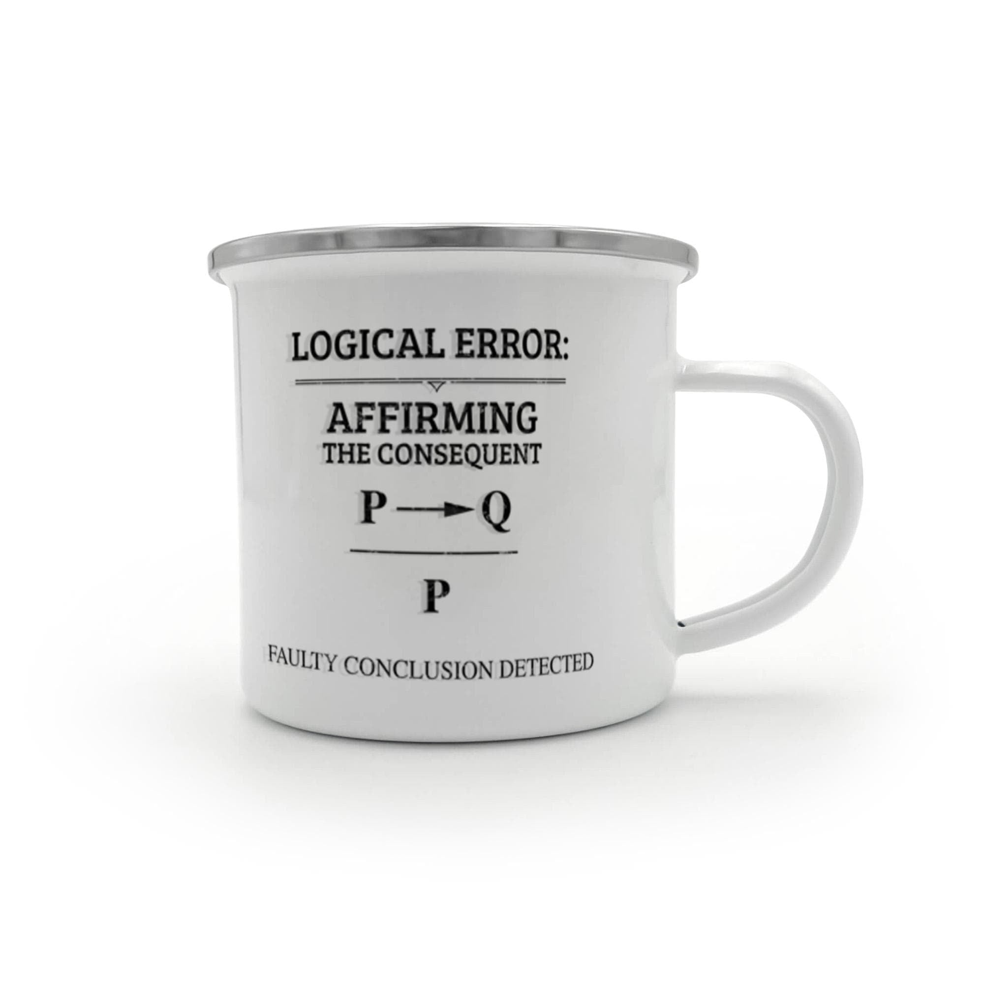 Logical Errors on enamel mugs