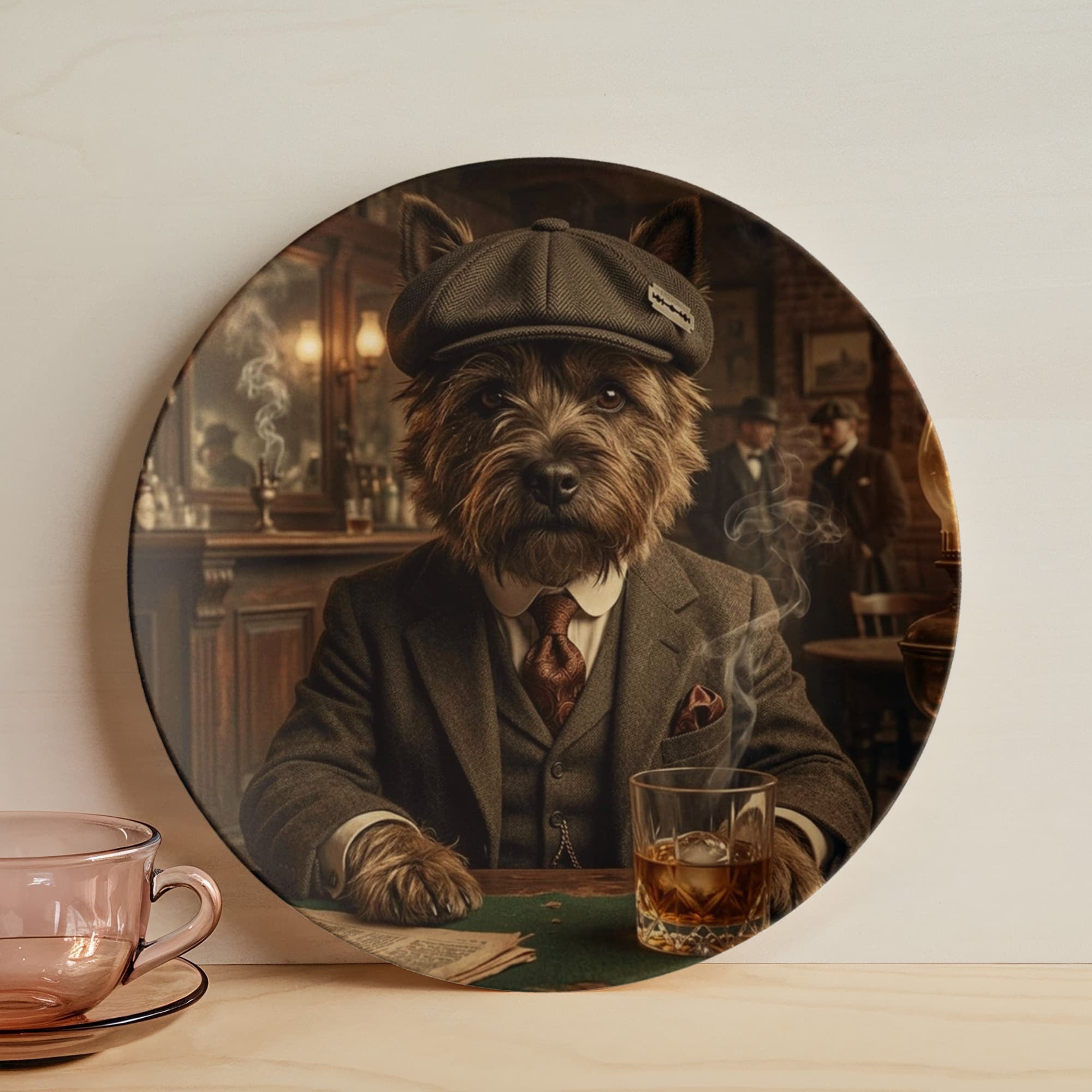 The Family Enforcer Plate™ – Custom Vintage Pet Portrait (10”)