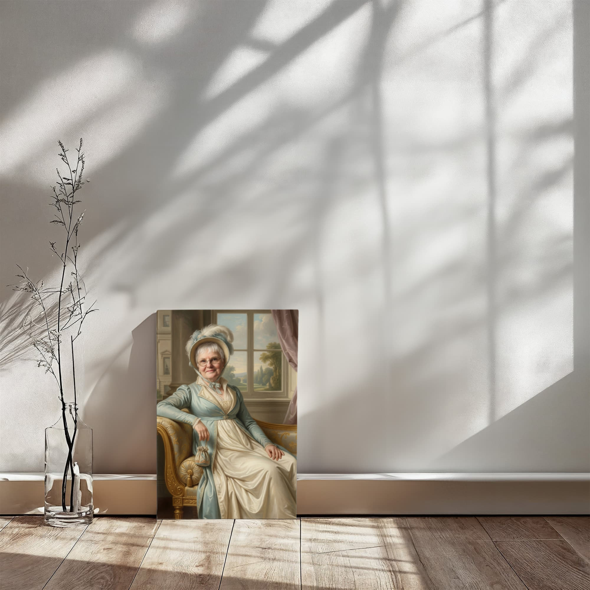 Queen For A Day Regency Era Portrait - Gallery Wrapped Canvas