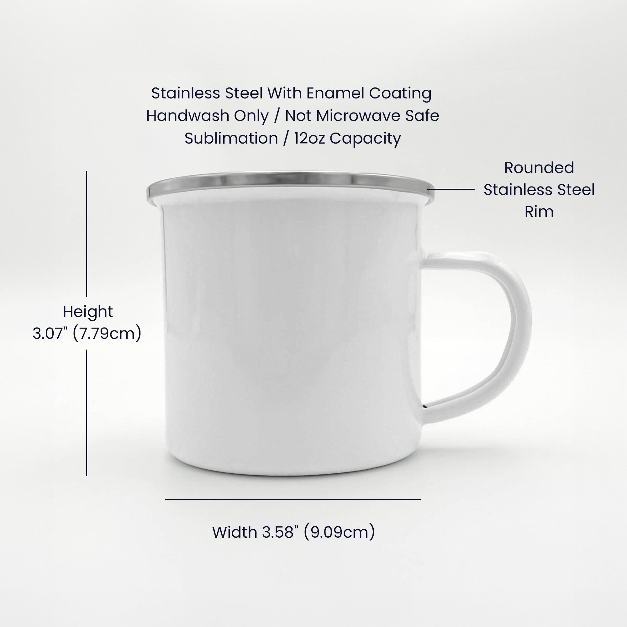 Fucketh About, Findeth Out -  Enamel Camping Mug