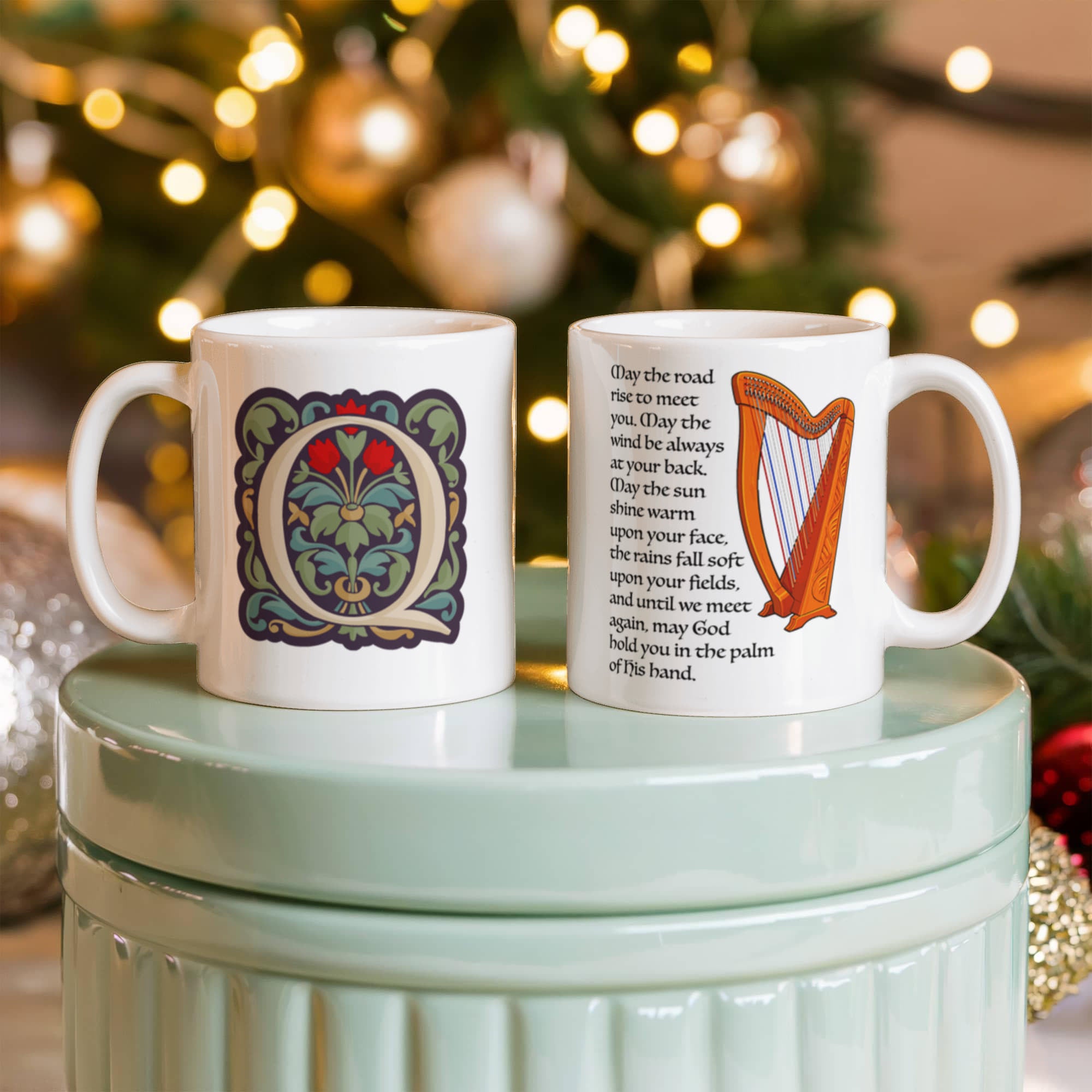 "May the road rise up to meet you. . . " - Mug (left)