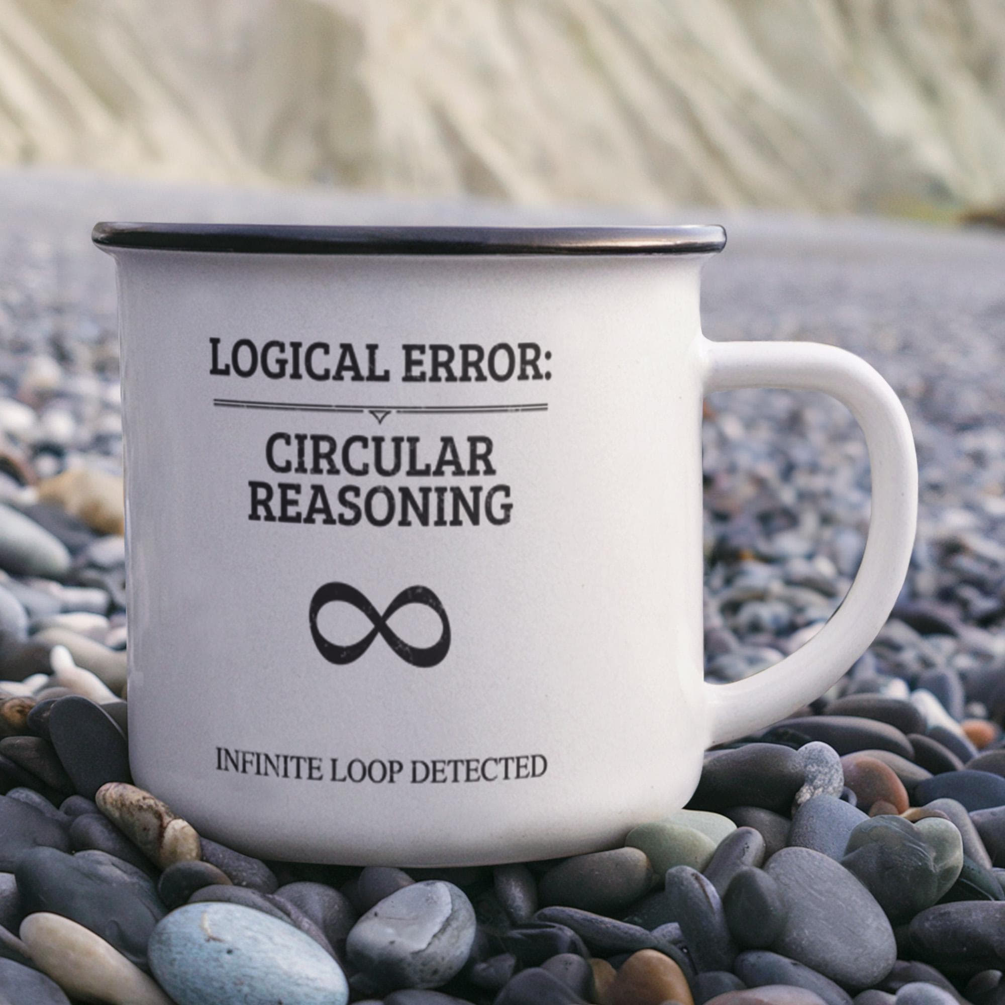 Logical Errors on enamel mugs