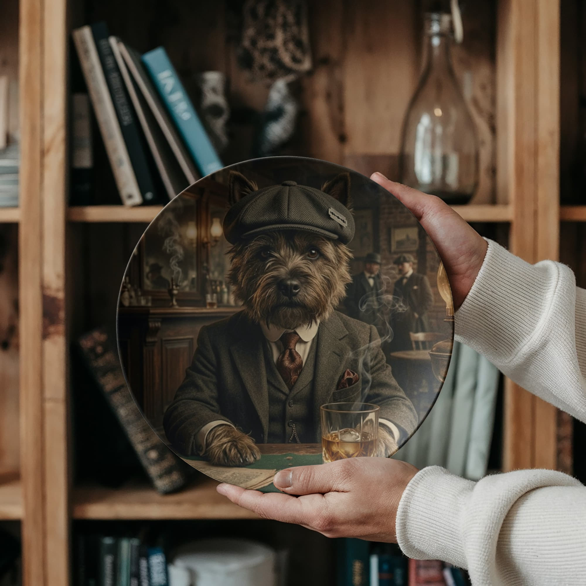 The Family Enforcer Plate™ – Custom Vintage Pet Portrait (10”)