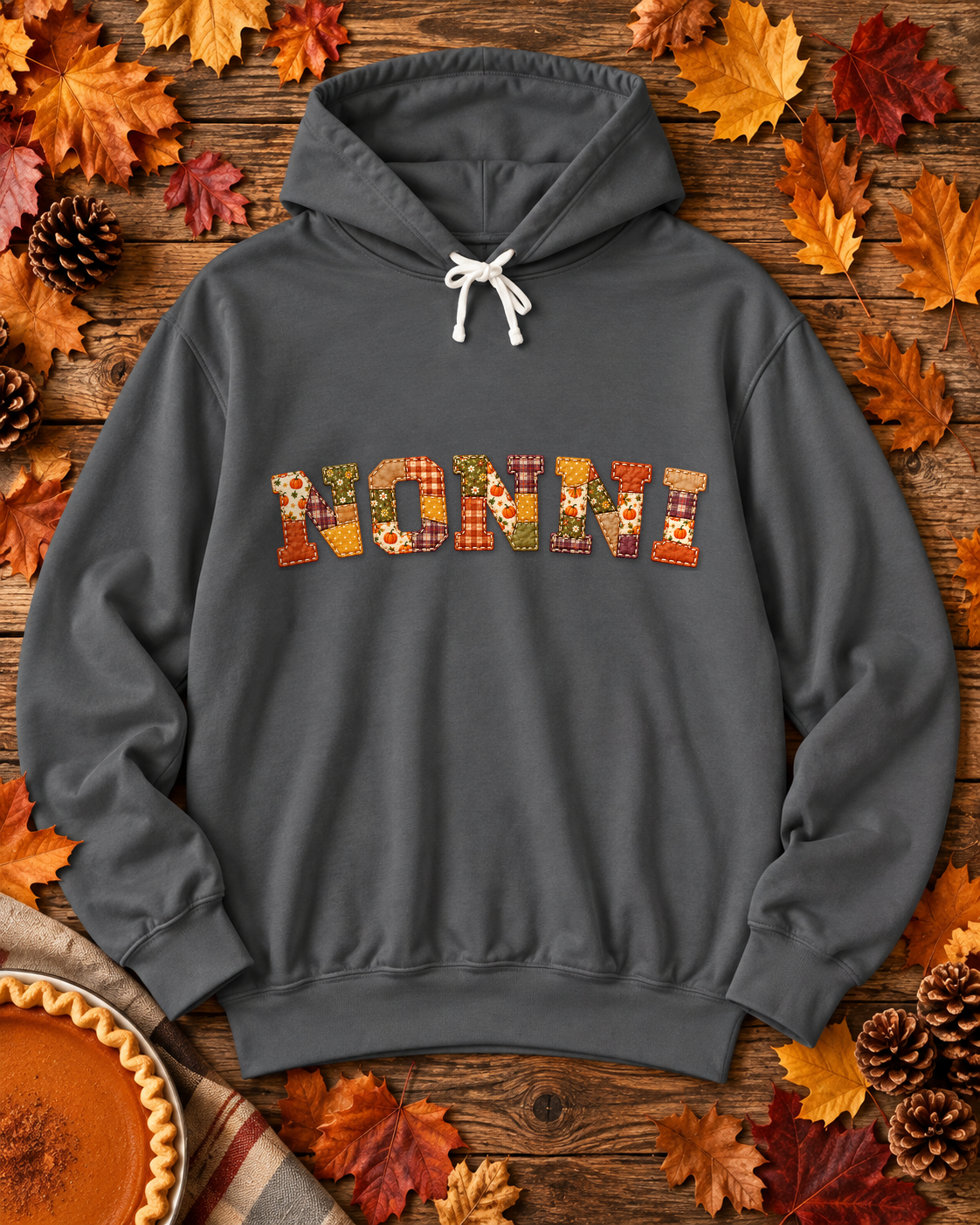 Personalized Abuela Hoodie | Oma, Nonna, Yaya & More | Patchwork Sweatshirt