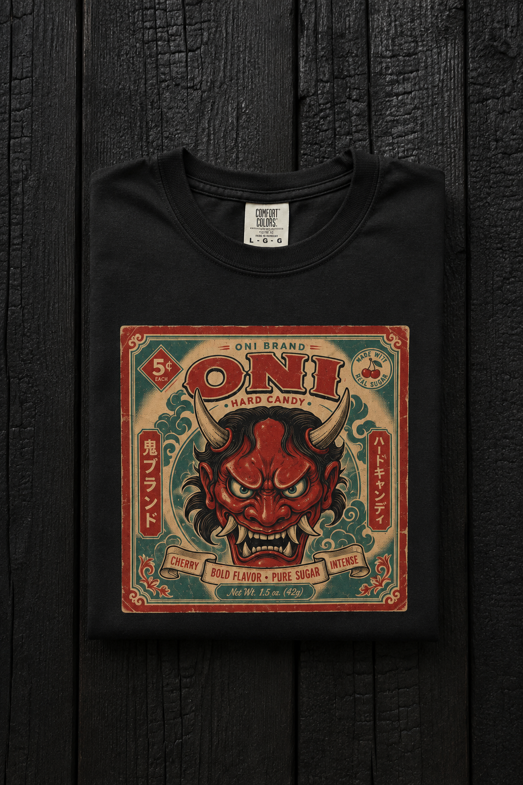 Oni Hard Candy Devil Mask Tee - Black