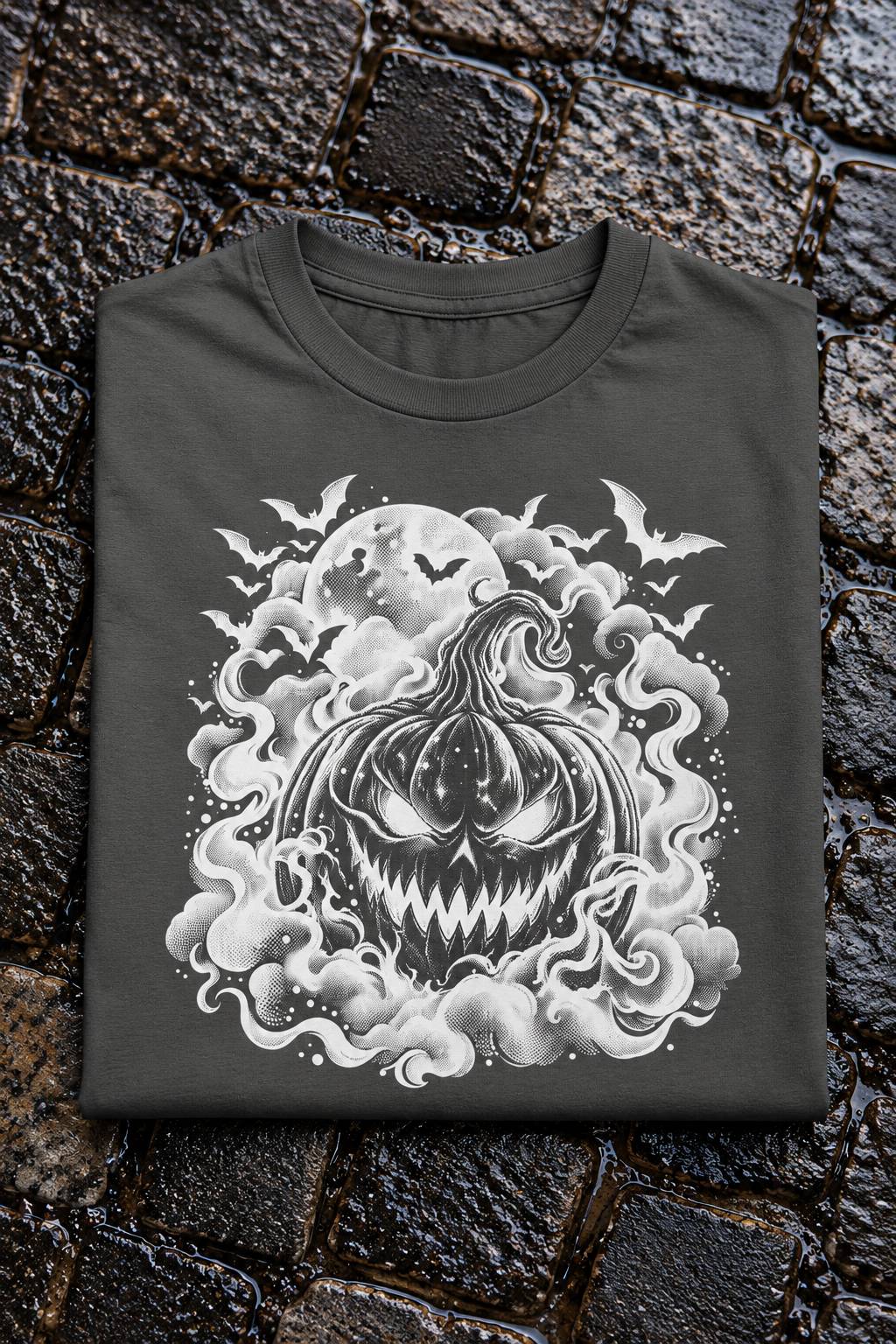 Vintage Jack-o'-Lantern Halloween Pumpkin Tee