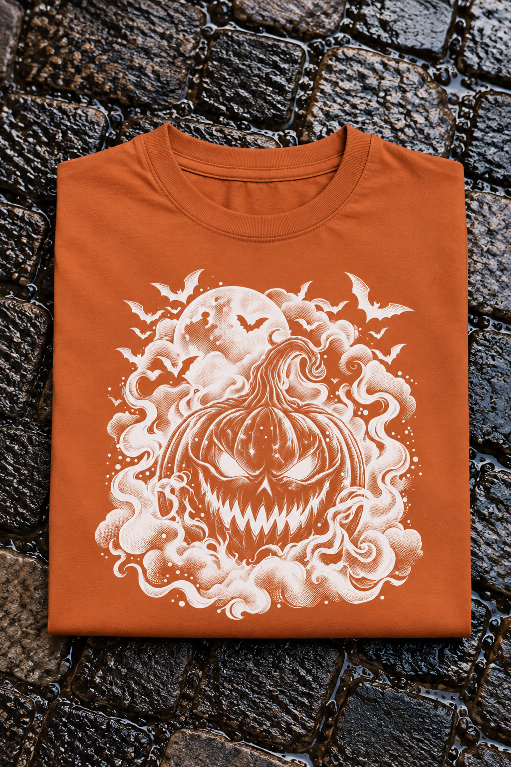 Vintage Jack-o'-Lantern Halloween Pumpkin Tee