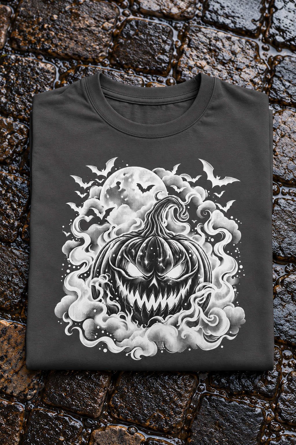 Vintage Jack-o'-Lantern Halloween Pumpkin Tee