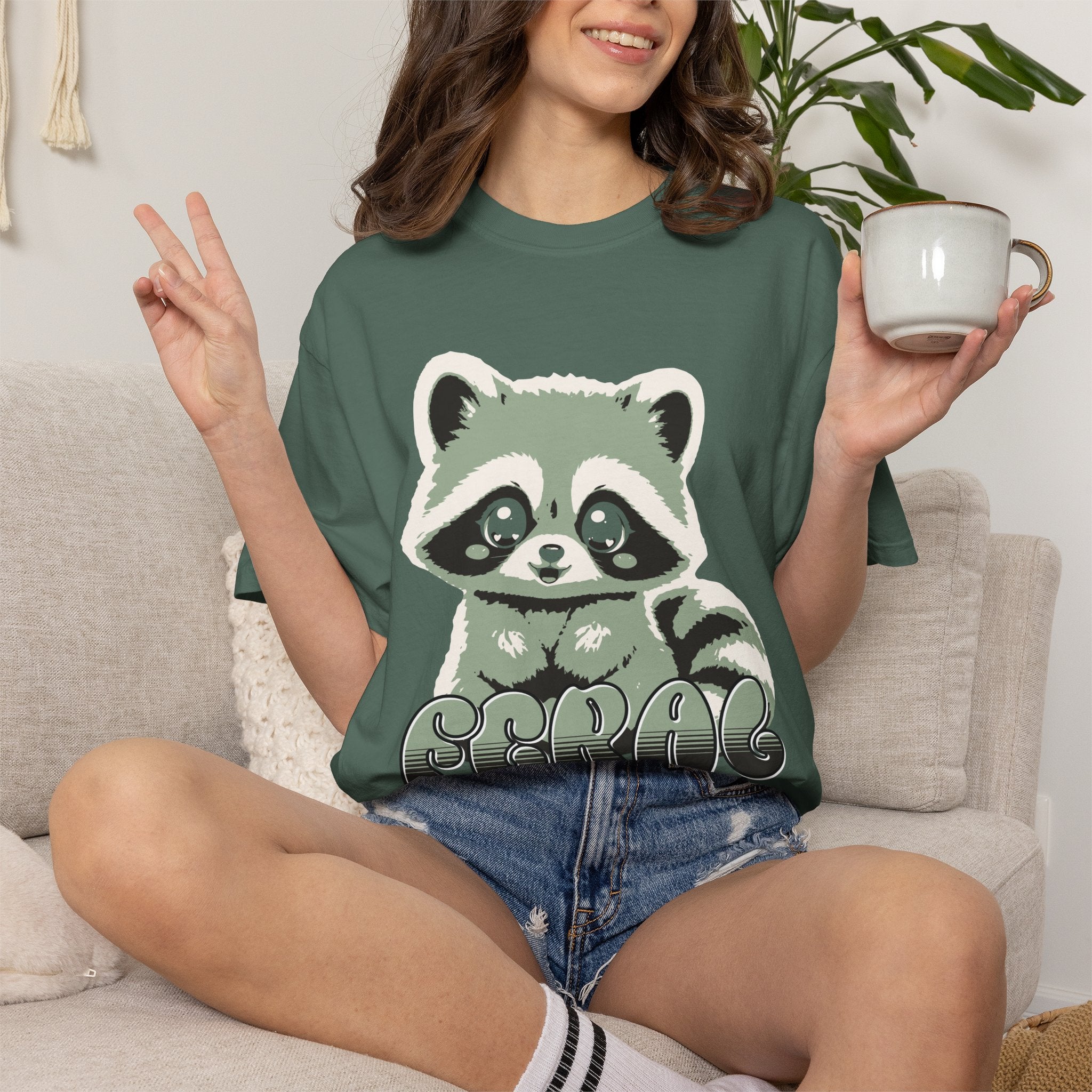 Feral Raccoon Shirt – Funny Chaotic Energy Tee