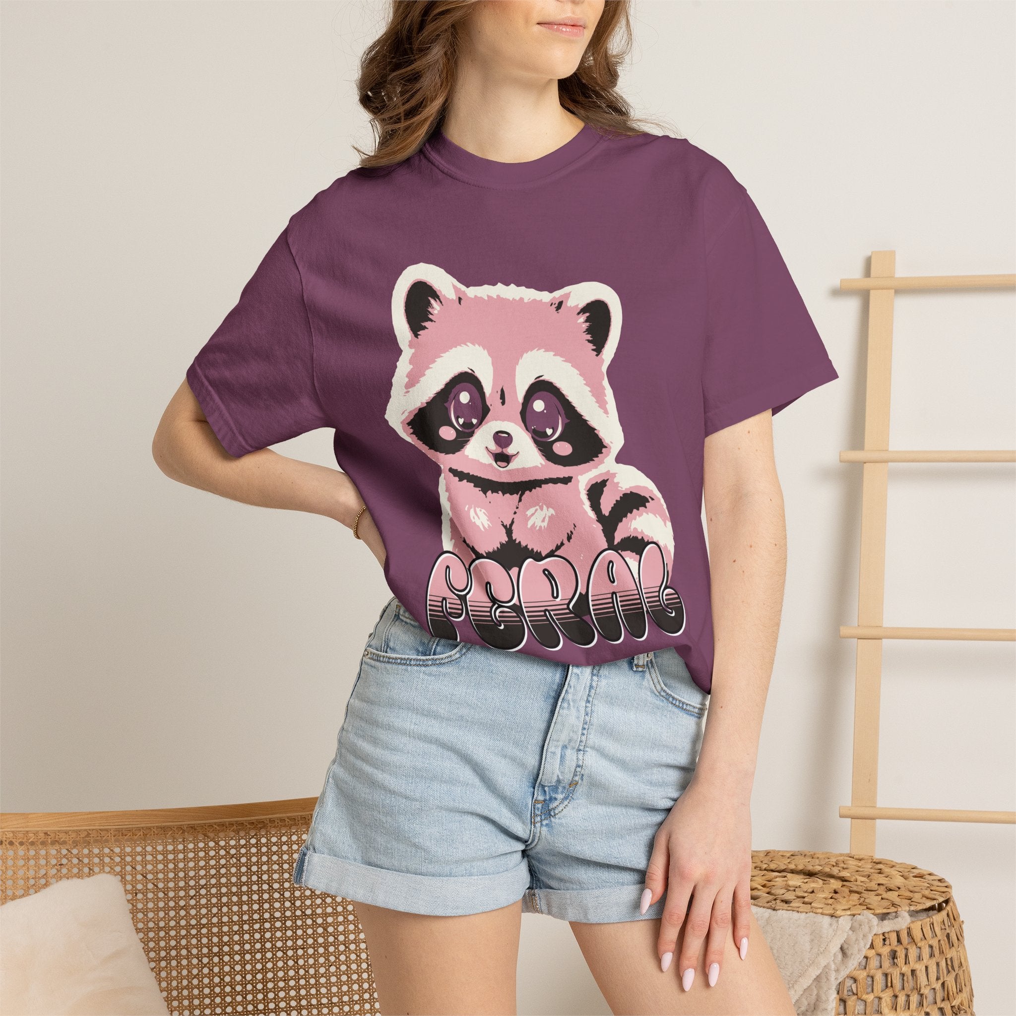 Feral Raccoon Shirt – Funny Chaotic Energy Tee
