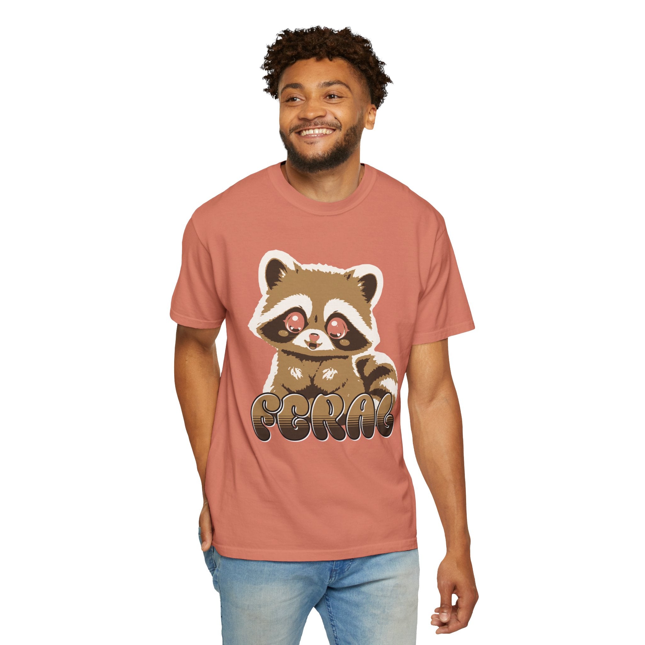 Feral Raccoon Shirt – Funny Chaotic Energy Tee