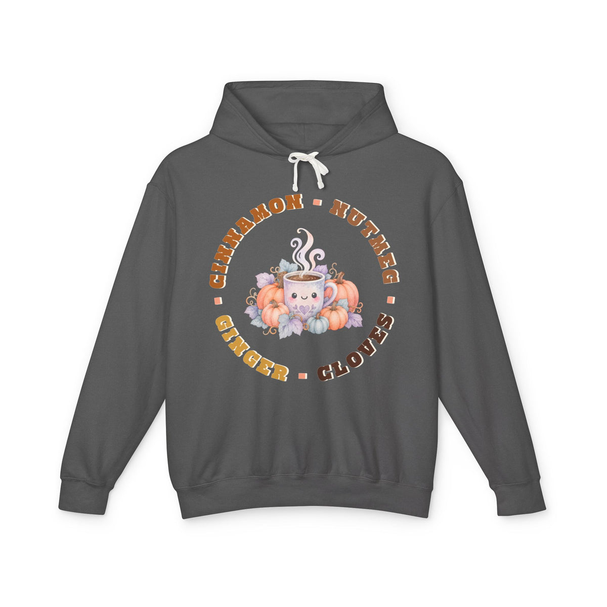 Cinnamon Pumpkin Spice Cute Coffee Graphic Hoodie