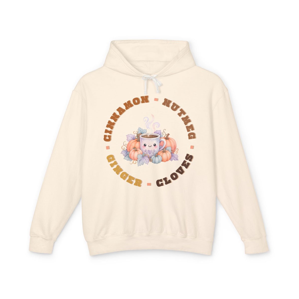 Cinnamon Pumpkin Spice Cute Coffee Graphic Hoodie