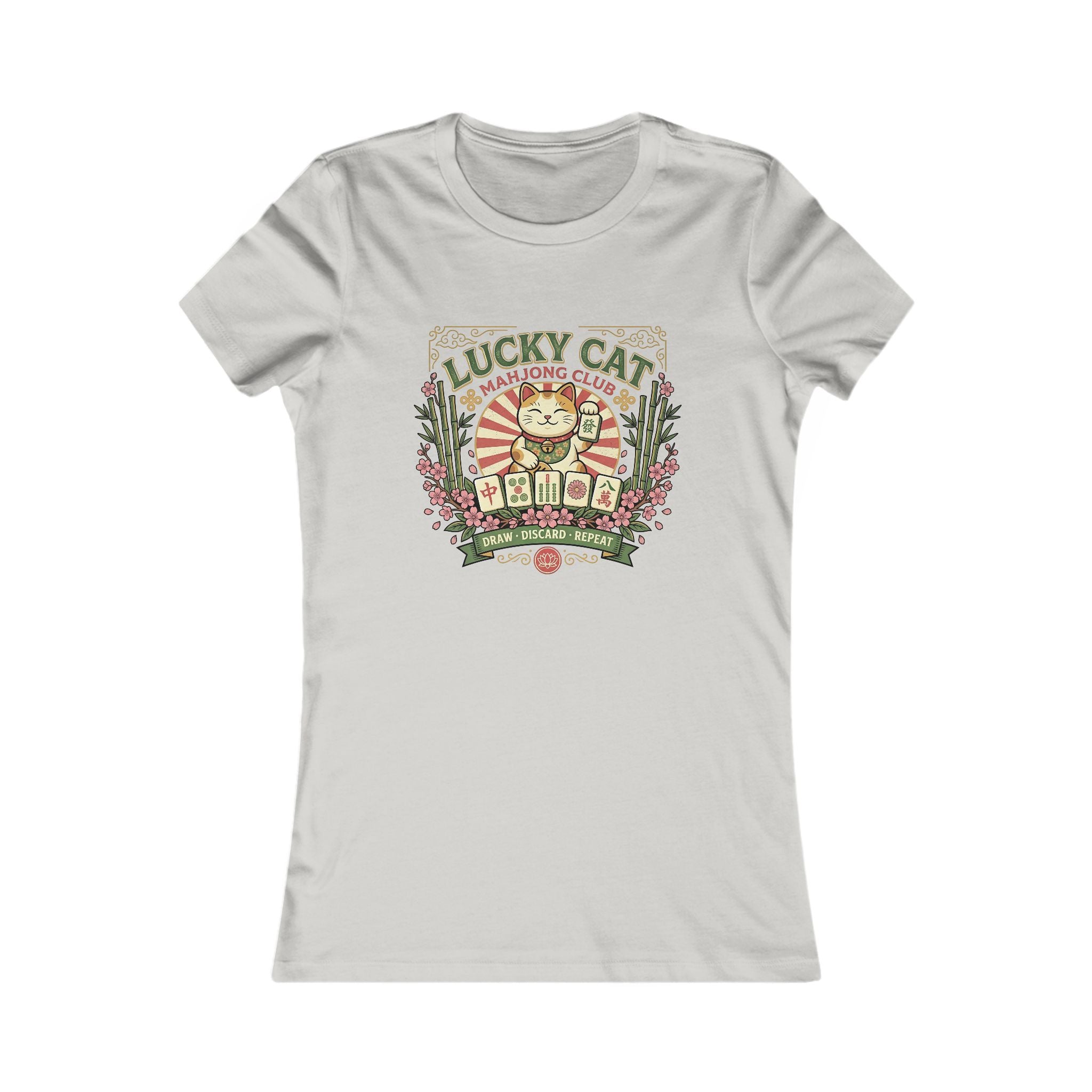 Lucky Cat Mahjong T-Shirt