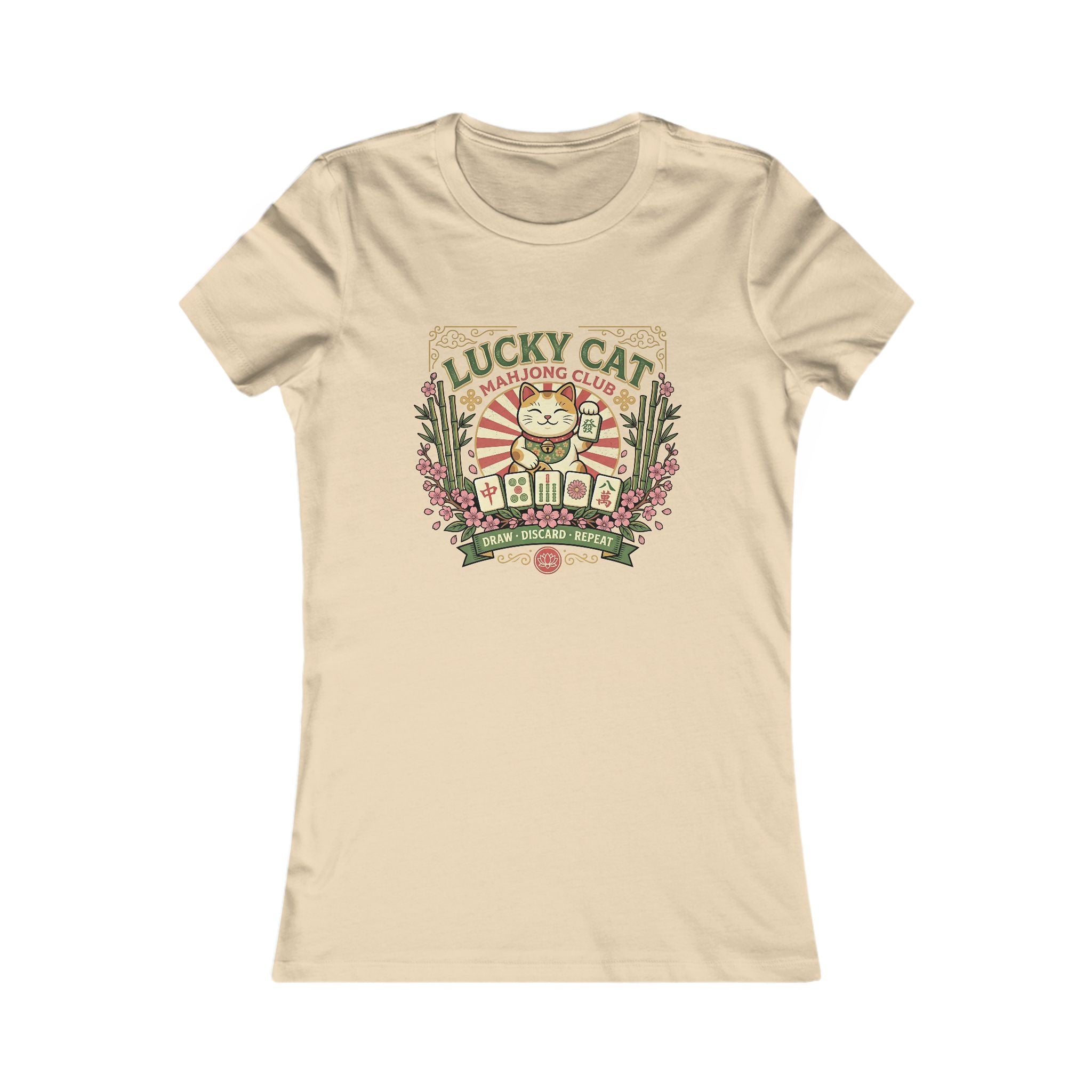 Lucky Cat Mahjong T-Shirt