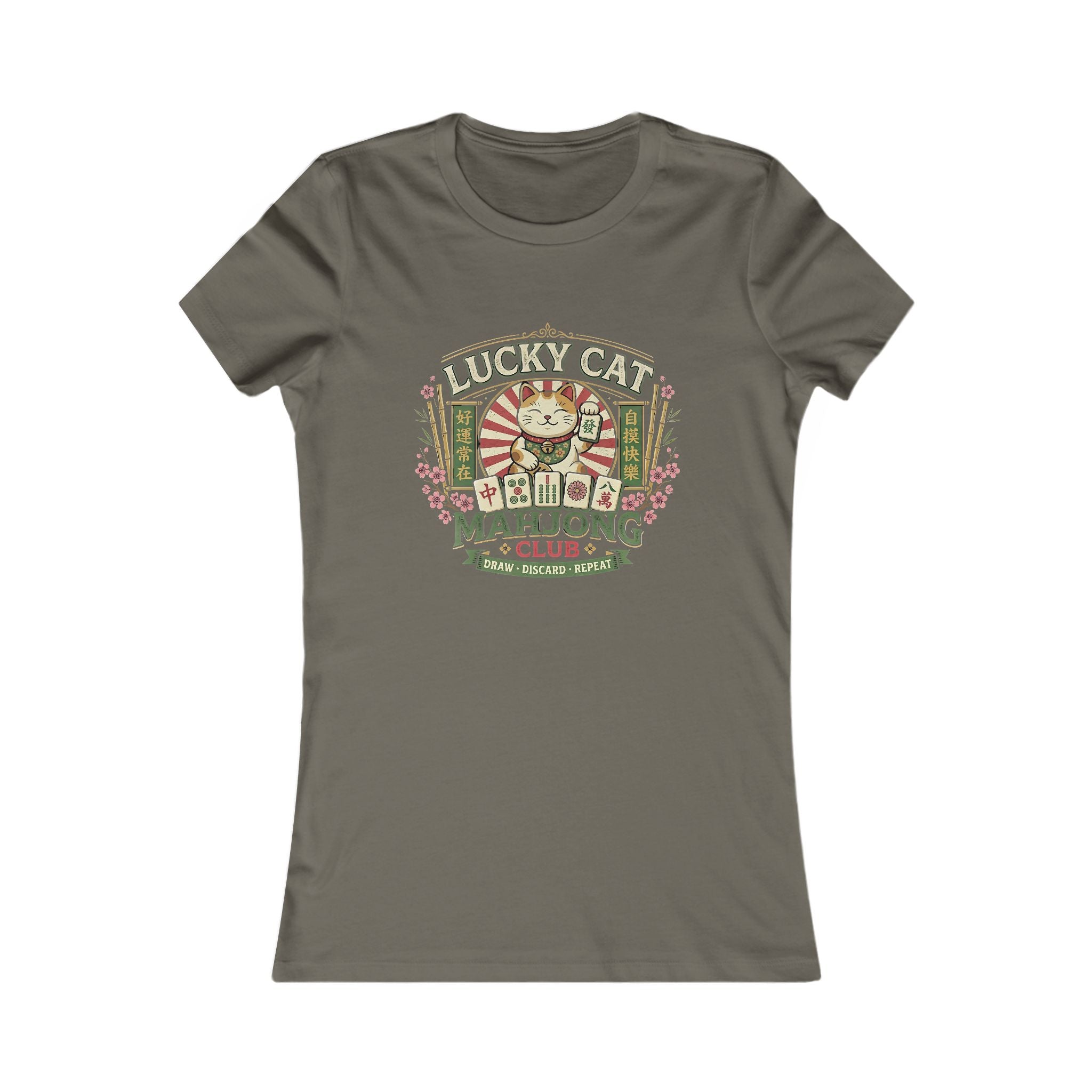 Lucky Cat Mahjong T-Shirt