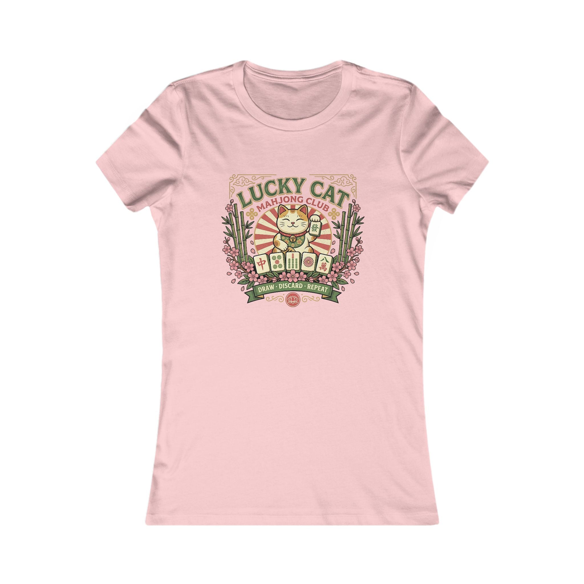 Lucky Cat Mahjong T-Shirt